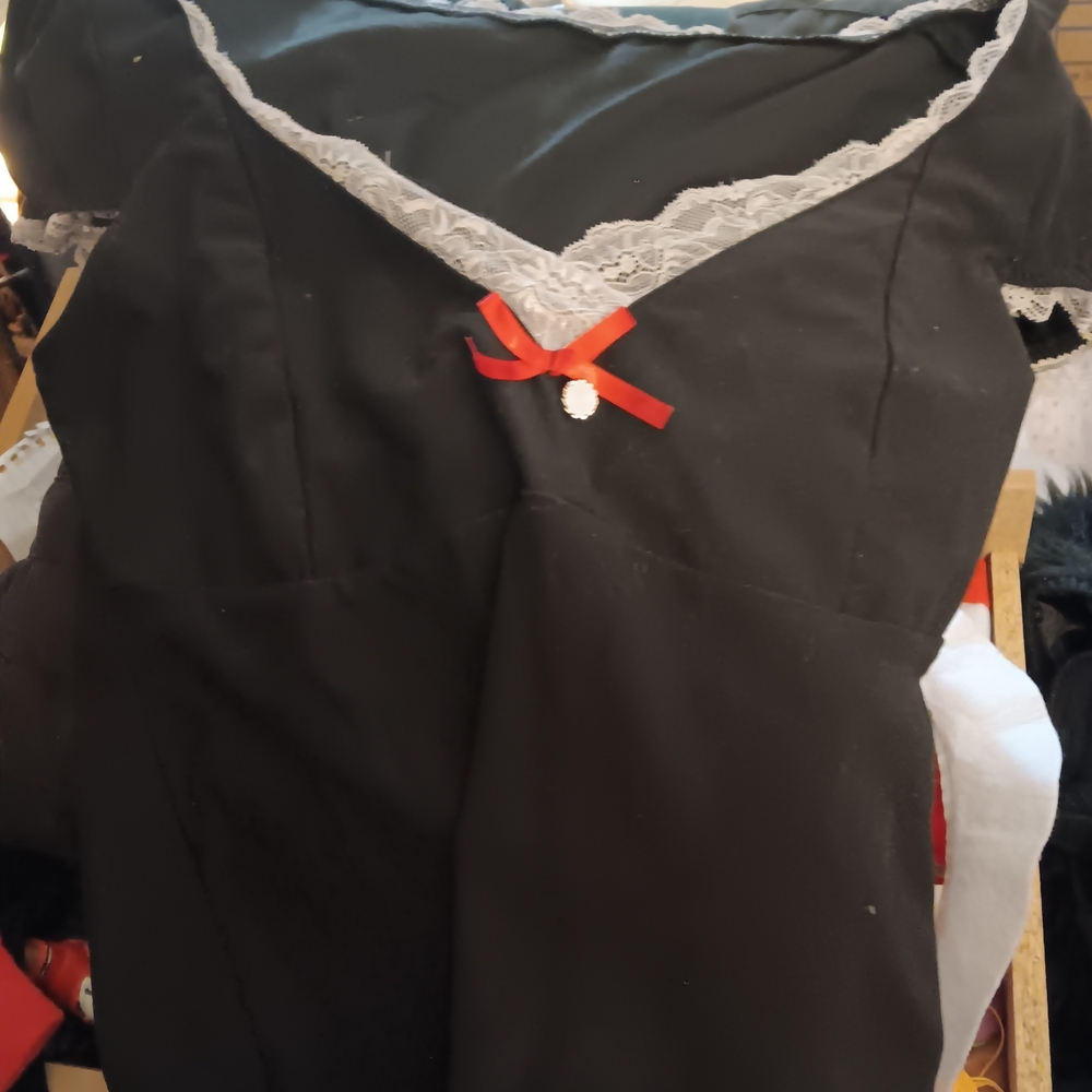 Shein Dazy Maid Style Kawai Shirt